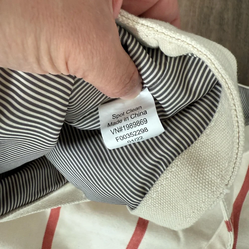 Hearth & Hand with Magnolia Striped Canvas Tote Bag - Picture 11 of 15